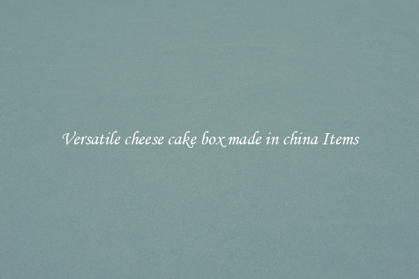Versatile cheese cake box made in china Items