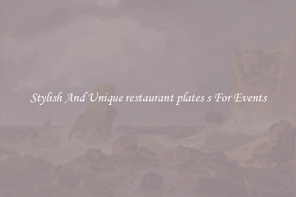 Stylish And Unique restaurant plates s For Events
