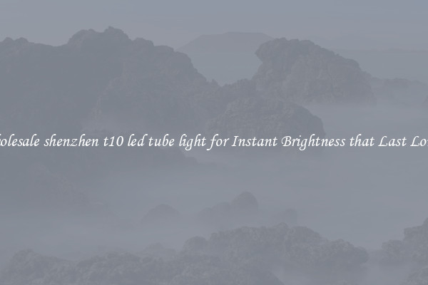 Wholesale shenzhen t10 led tube light for Instant Brightness that Last Longer