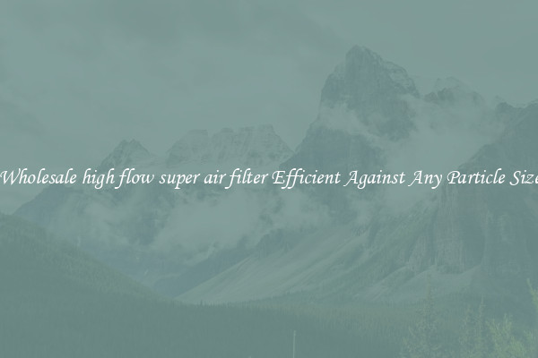 Wholesale high flow super air filter Efficient Against Any Particle Size