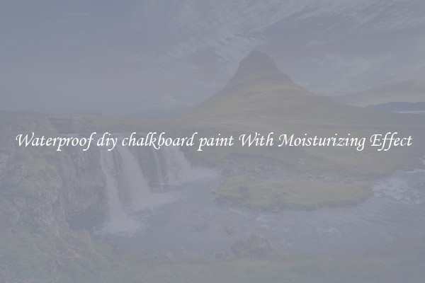 Waterproof diy chalkboard paint With Moisturizing Effect