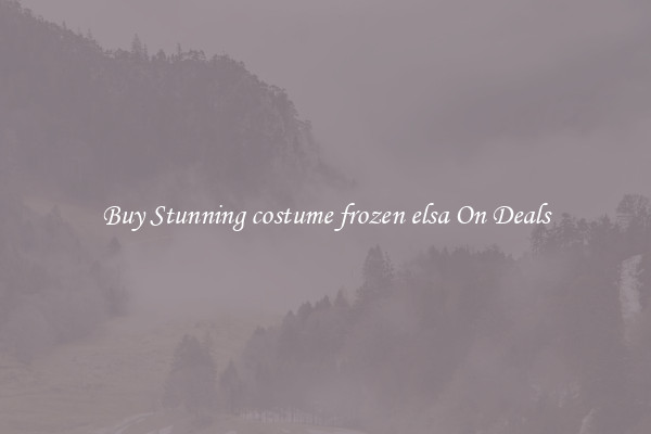 Buy Stunning costume frozen elsa On Deals